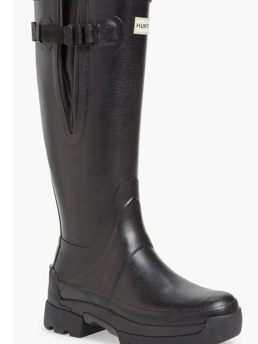 Hunter Balmoral II Women's Black Tall Waterproof Rain Boots